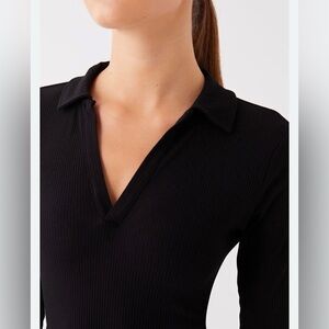 NWOT Ribbed Cropped Long sleeve